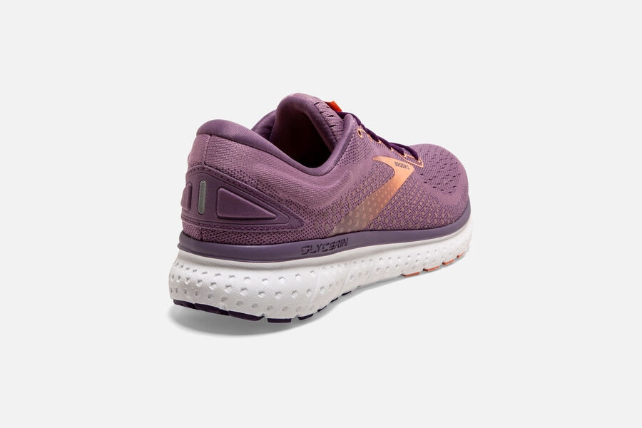 Brooks Glycerin 18 Road Running Shoes Womens Purple 372918-JRS